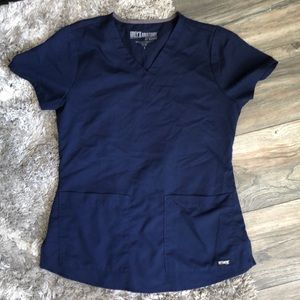 Grey’s Anatomy Navy Blue scrub top